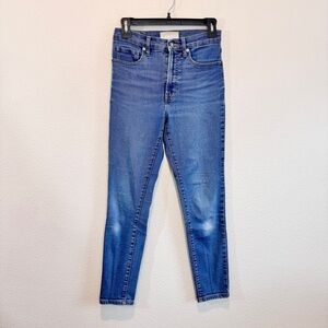 Everlane High Rise Ankle Skinny Jeans Women’s Stretch Blue Denim 26